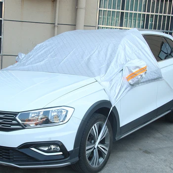 

Sunshades Styling Mirror Protector Windshield Cover Foldable Snow Shield Car Accessories Waterproof Aluminized Film Antifreeze