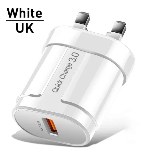 5v 1a usb USLION Quick Charge QC 3.0 USB US EU Charger Universal Mobile Phone Charger Wall Fast Charging Adapter For iPhone Samsung Xiaomi 65w charger Chargers