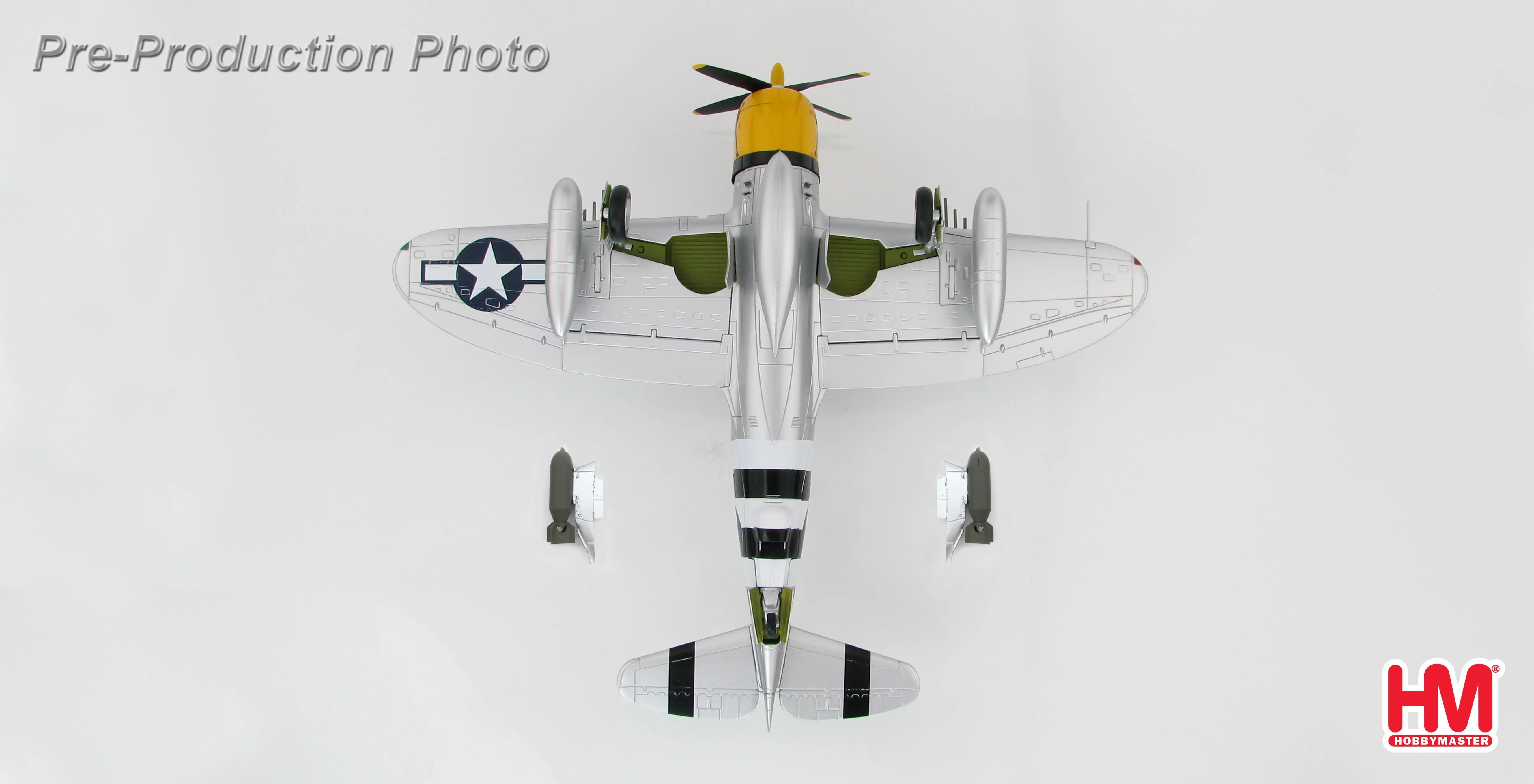 Хобби мастер P-47D Thunderbolt Major Glenn Eagleston 353rd FS/354th FG Франция 1944 1/48 литье под давлением модель самолета