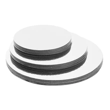 18 шт./компл. круглый муссовый торт Панели Золотая бумага десерт из кекса показывает поднос чудодейственное, с ПВА декоративная выпечка набор инструментов