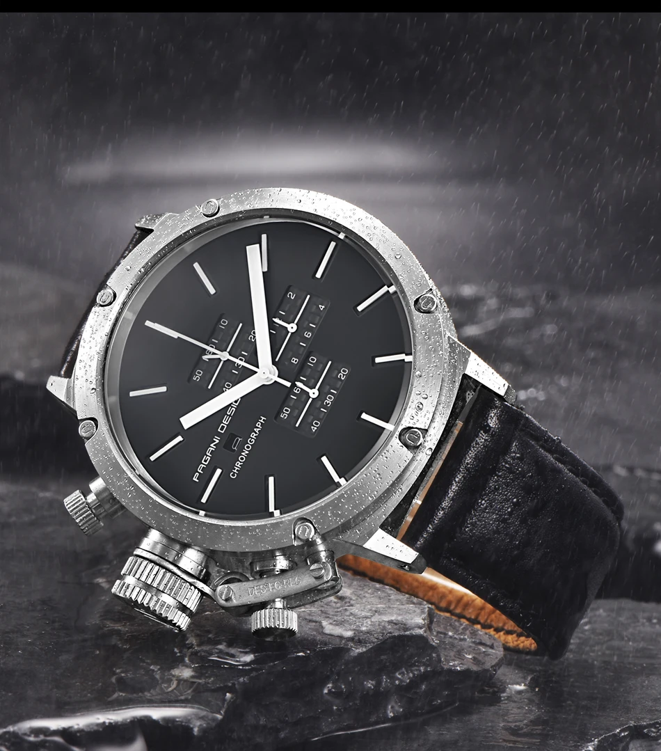 Дизайн PAGANI, спортивные часы для мужчин, многофункциональные, для дайвинга, уникальные, инновационные, с хронографом, кварцевые часы для мужчин, Relogio Masculino