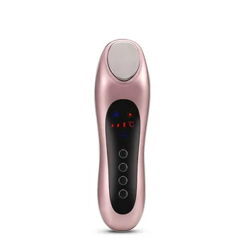 

Ultrasonic Face Skin Care Tool Electric Vibrating Facial Skin Cold / Heat Ion Beauty Instrument Facial Skin Care Tool for Women