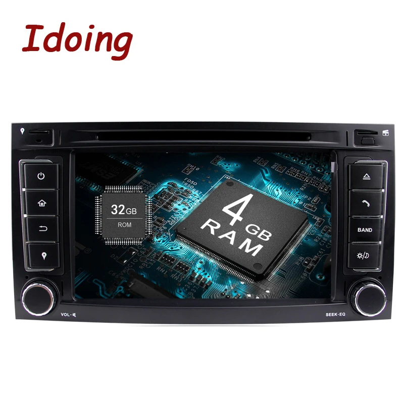 Idoing Android9.0/4 ГБ ОЗУ/32 Гб ПЗУ/8 ядер/2Din для Volkswagen Touar быстрая загрузка автомобильный DVD
