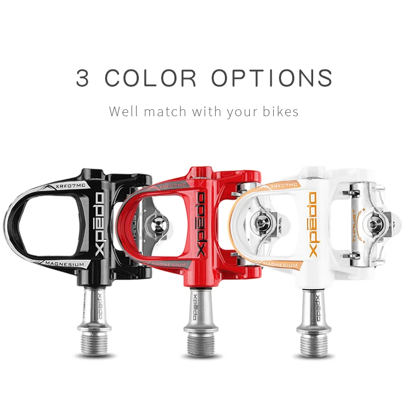 Billige Wellgo Xpedo Rennrad fahrrad Versiegelt Pedale Look Keo Kompatibel Ultraleicht Pedale Fahrrad Pedal Radfahren Lager Pedale Stollen
