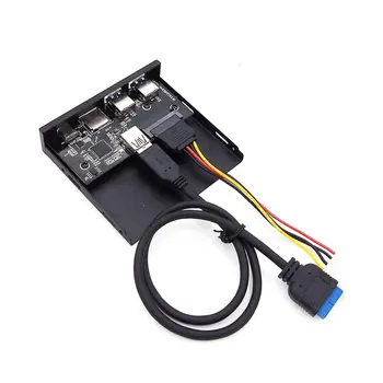 

USB3.1/Type C Interface+Dual USB3.0+TF/SD Card Reader 3.5 Optical Soft Drive Expansion Panel Drives Hard disk Mount