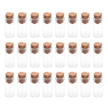 

1 Pack Glass Jars Small Cork Stoppers Mini Glass Jars Glass Bottle for Children