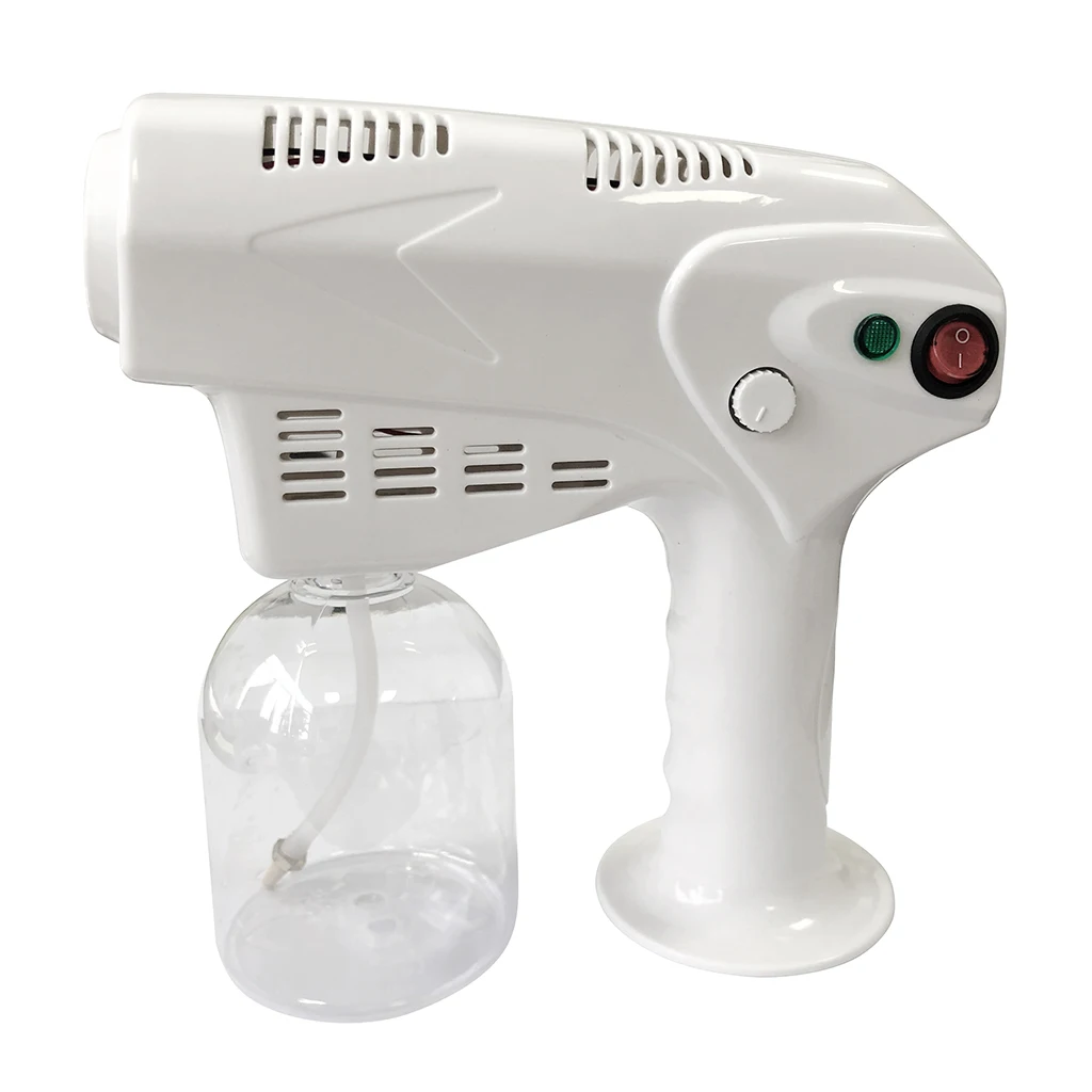Portable Nano Spray Fogger 500 ML Handheld Spray Steam Gun Machine with Blue Ray for Home,Office, Vehicle, Indoor or Outdoor