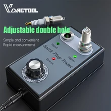 

Car Spark Plug Tester Automotive Diagnostic Tool Double Hole Detector 12V Gasoline Vehiles Ignition Analyzer Tool