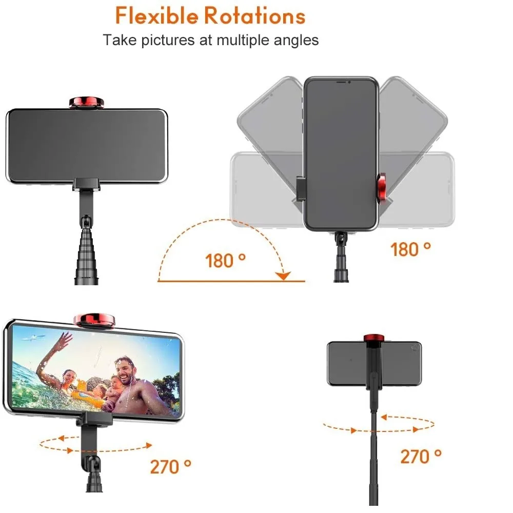 Extendable Tripod for phone palo selfie con tripod Mobile Monopod Holder Stand Wireless Bluetooth Selfie Stick for Xiaomi iPhone_voghion.com