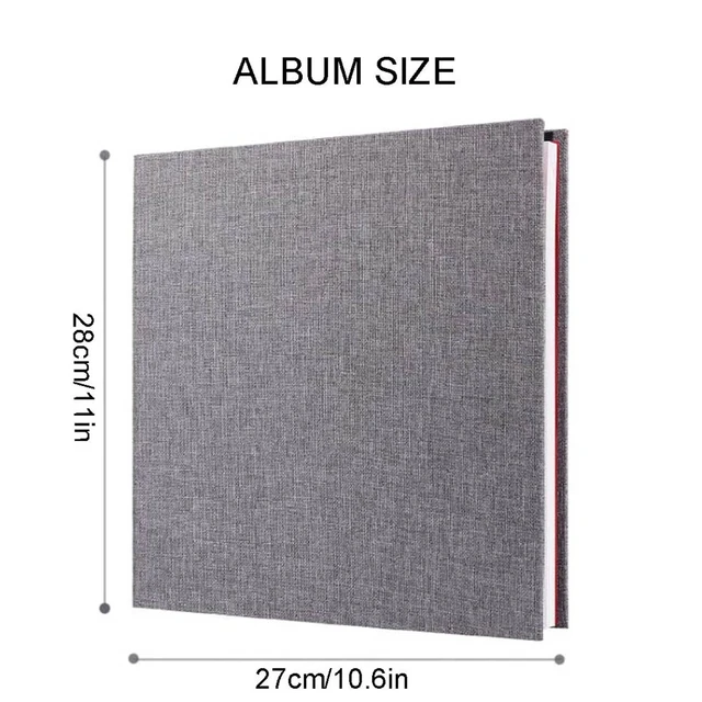 Önmagarasztó Fotóalbum Mágneses Scrapbook Album Linen Art Diy 40 Oldalak Keménytáblás Esküvői Baba Családi Utazási Ajándék - Image 6