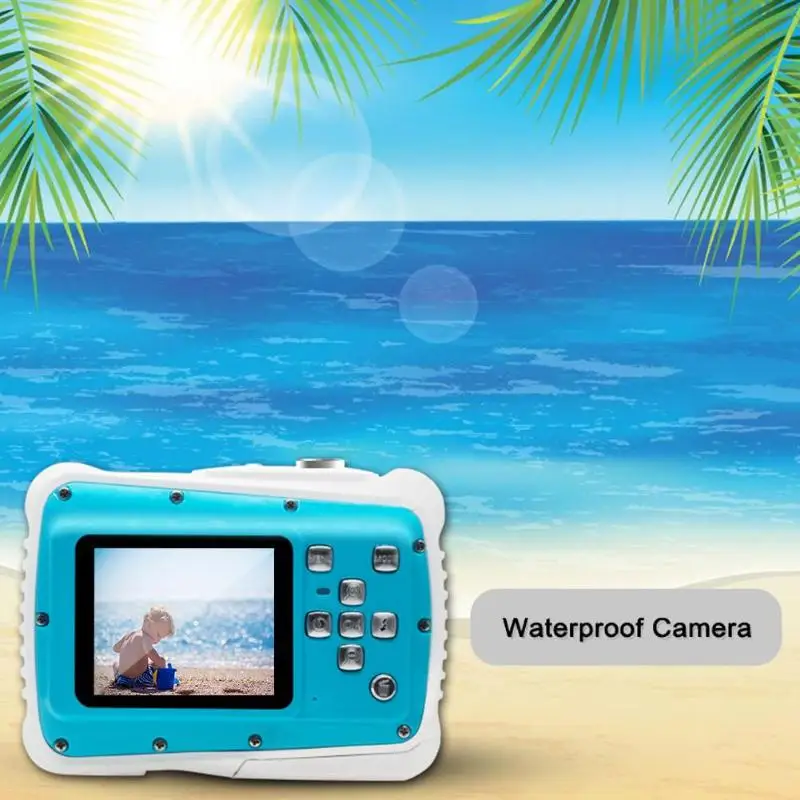2 дюйма детская школьная сумка мини цифровой Камера 8MP 1080P 3 м Водонепроницаемый видеокамера w/Mic