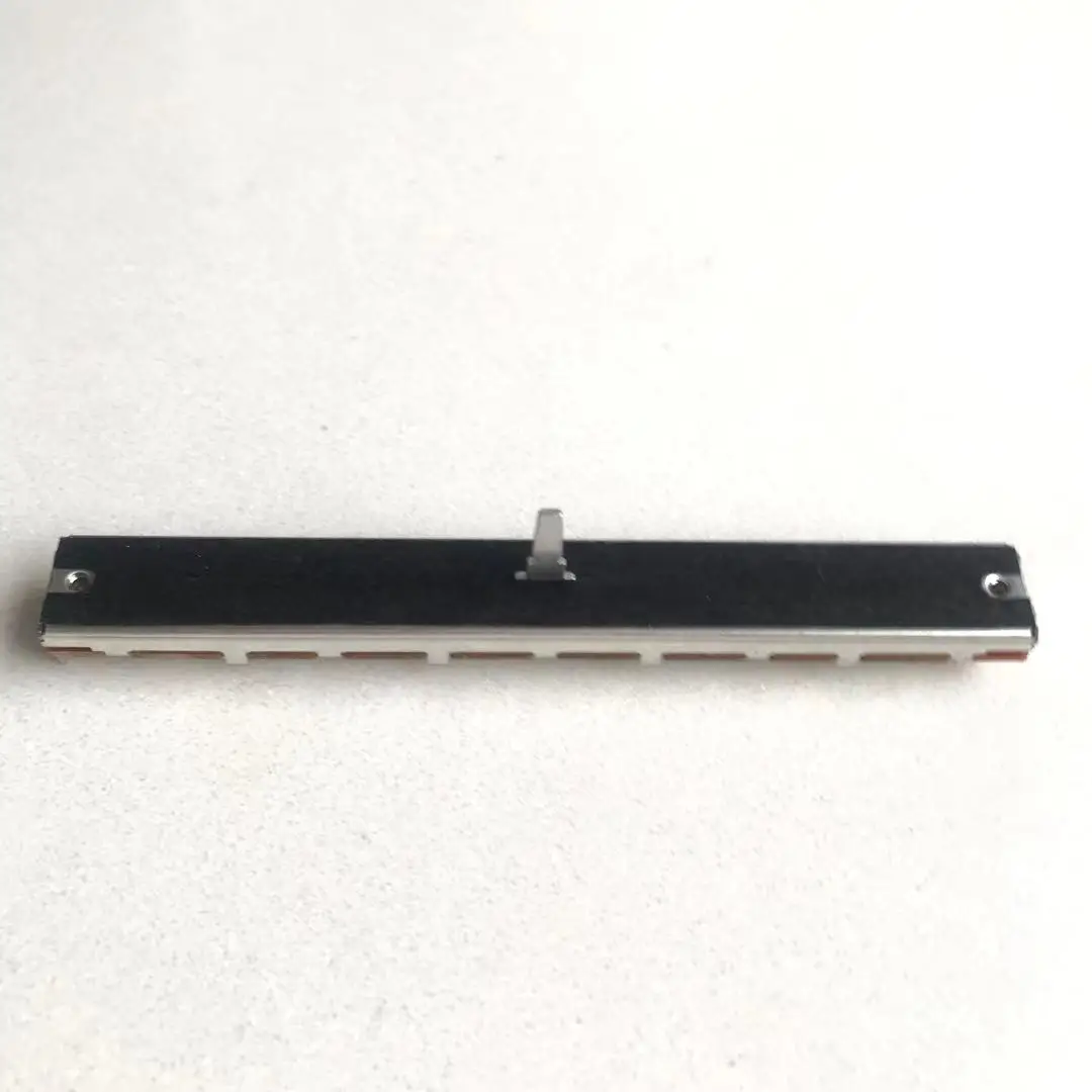 10pcs 128mm mixer fader B10K B10KX2 dual channel B103 straight sliding potentiometer total length 12.8 cm stroke 100mm