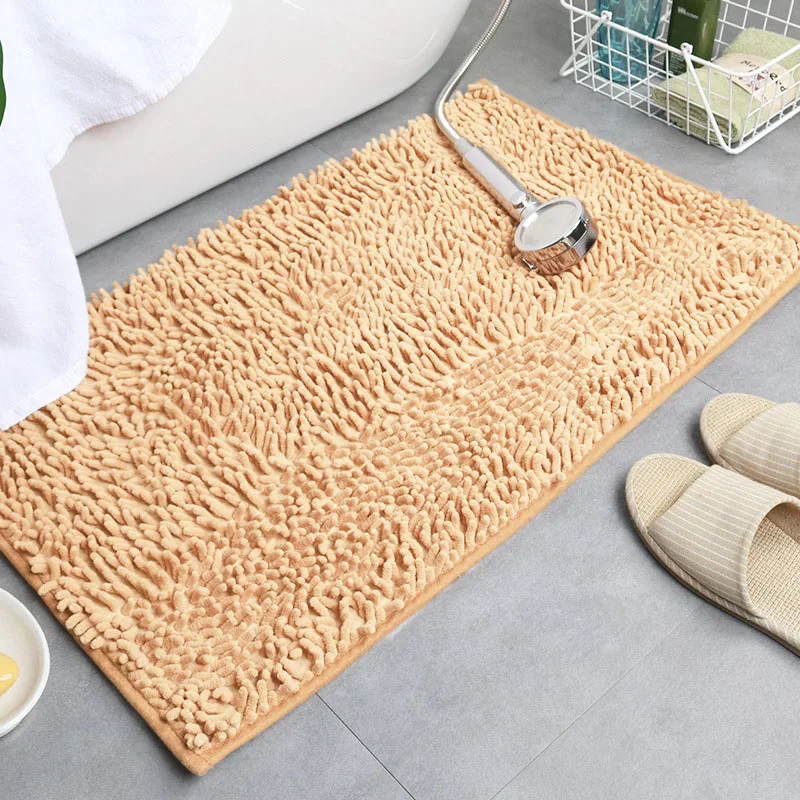 Tappeto Da Bagno Antiscivolo In Ciniglia Morbidissima - Assorbente E Lavabile In Lavatrice - Tappetino Doccia Ultra Assorbente Per Un Bagno Accogliente E Sicuro
