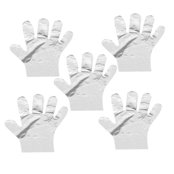 

2000Pcs Disposable Gloves One-Off Plastic Glove Clear Disposable Food Gloves Cleaning Gloves