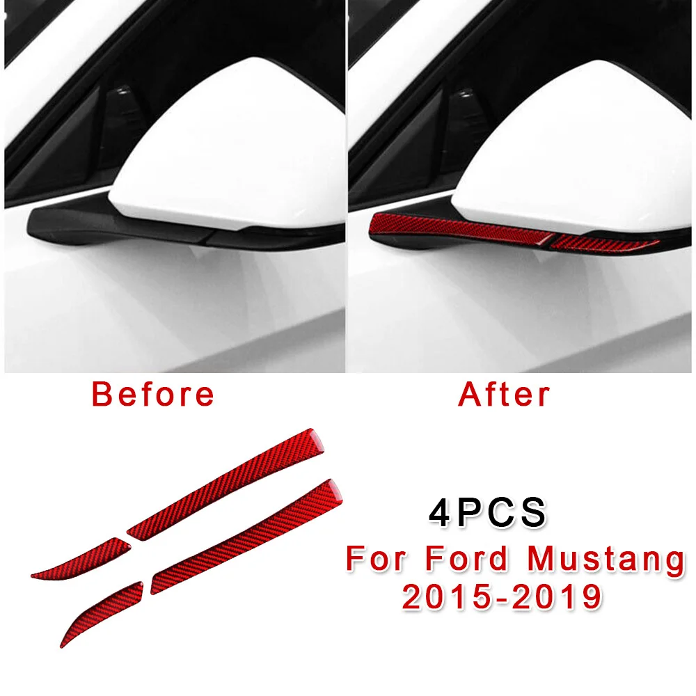 4 шт. отделка из углеродного волокна для Ford Mustang 2015-2019 | Автомобили и мотоциклы