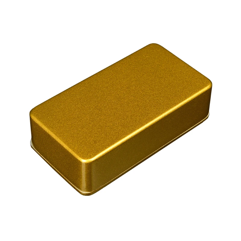 Caixa de Metal Gabinete para Faça Landtone Alumínio Ouro Stomp Você Mesmo Kit Pedal Efeito Guitarra 125b - 1590b 1590bb - Image 3