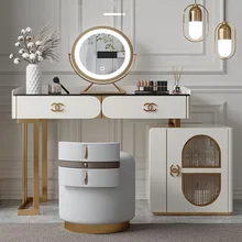 Commode de style nordique, meuble de maison, léger, mode de luxe, armoire de rangement, chambre à coucher multifonctionnelle, coiffeuse créative