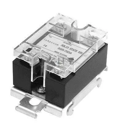 

DC 3-32V Input AC 24-480V Output 70A DIN Rail Mount Solid State Relay SSR-70DA