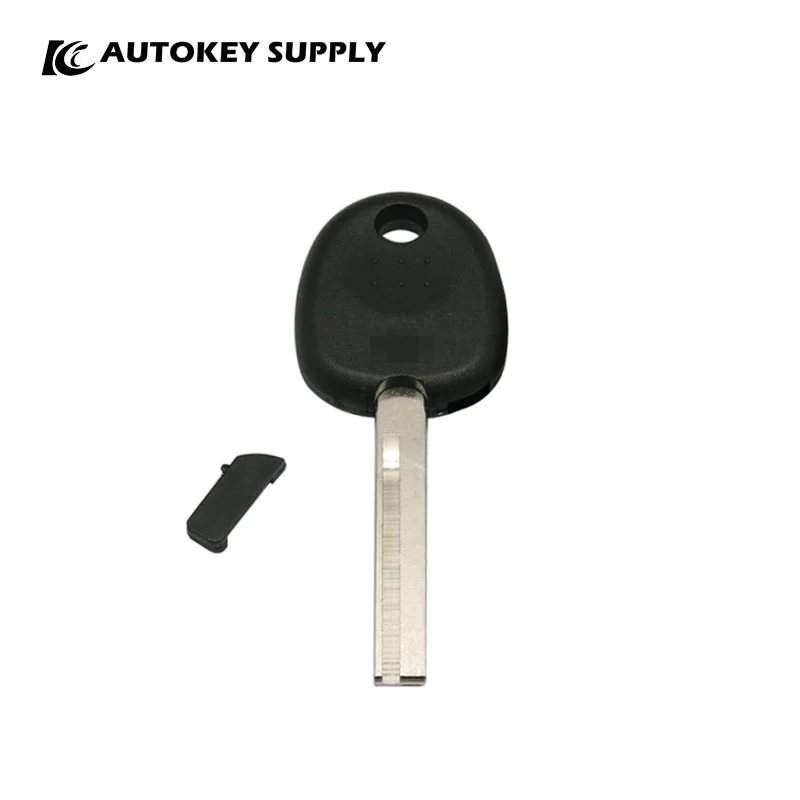 For Hyundai Transponder Key With Logo Right Blade  Autokeysupply AKHYS234 5pcs lot transponder key shell blanks for mitsubishi right blade fob key case