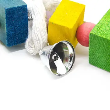 

Wooden Bird Swing Perch Parrot Hanging Toy for Small Sized Birds B0KC