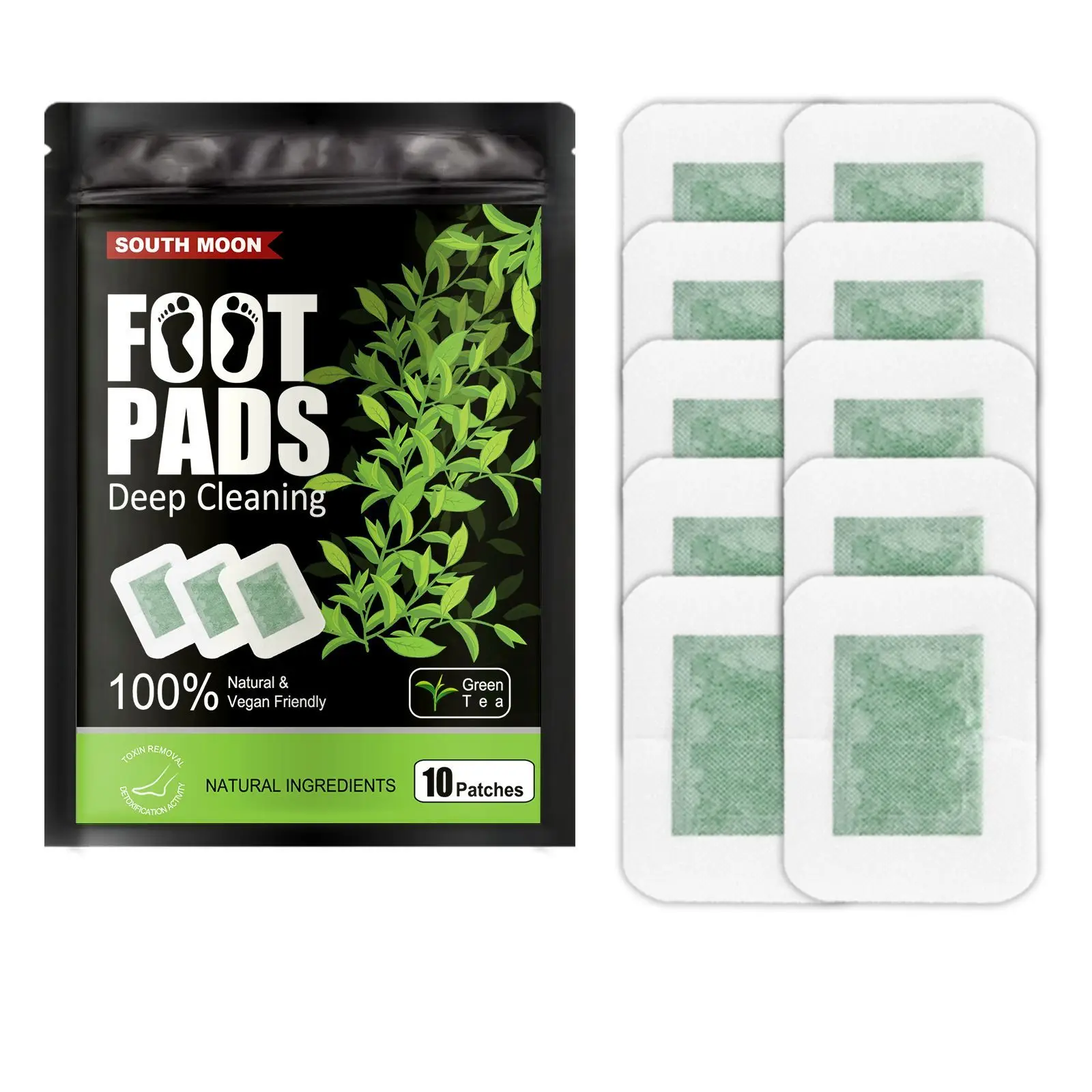 Plant Foot Patch Dehumidification Improve Sleep Cushion Relieve Stress Body Massage Nursing Deep Cleansing Patches | Красота и