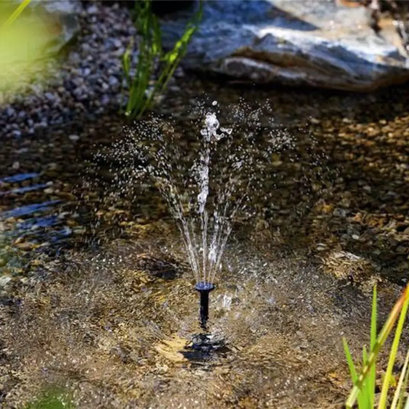 1,4 Вт Солнечный Фонтан Водяной насос PV Панель комплект птица ванна небольшой пруд Патио Сад