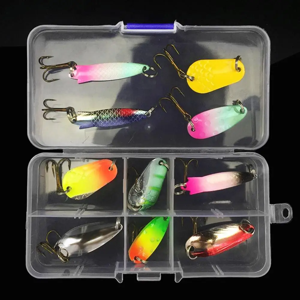 

11pcs/31 pcs Fishing Lure Kit Colorful Sequins Lure With Hooks Bait Set Metal Lure Tackle Hard Bait