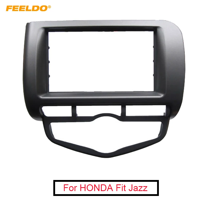 

Автомобильный радиоприемник FEELDO Fascia Frame для Honda Fit Jazz 2002-2008 (Авто AC,RHD) Стерео DVD 2Din крепление для приборной панели устанавливаемая Рамка комплект