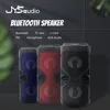 Outdoor Wireless Bluetooth Speaker Portable audio Column Subwoofer Stereo 1200mAh Battery Support FM Radio TF AUX USB 1