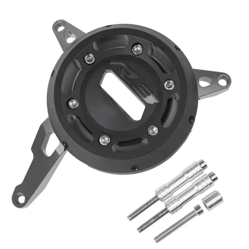 Статор двигателя защитная рамка слайдер CNC алюминий для YAMAHA R3 R25 MT03 MT 03 YZF-R3 R 3 25 YZF-R25 1 комплект(правая сторона - Цвет: R3-Ti