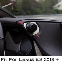 

Lapetus Car Driving Model Adjustment Knob Cover Accessories Interior Trim 2 Pcs Fit For Lexus ES 2018 - 2021 Stainless Steel