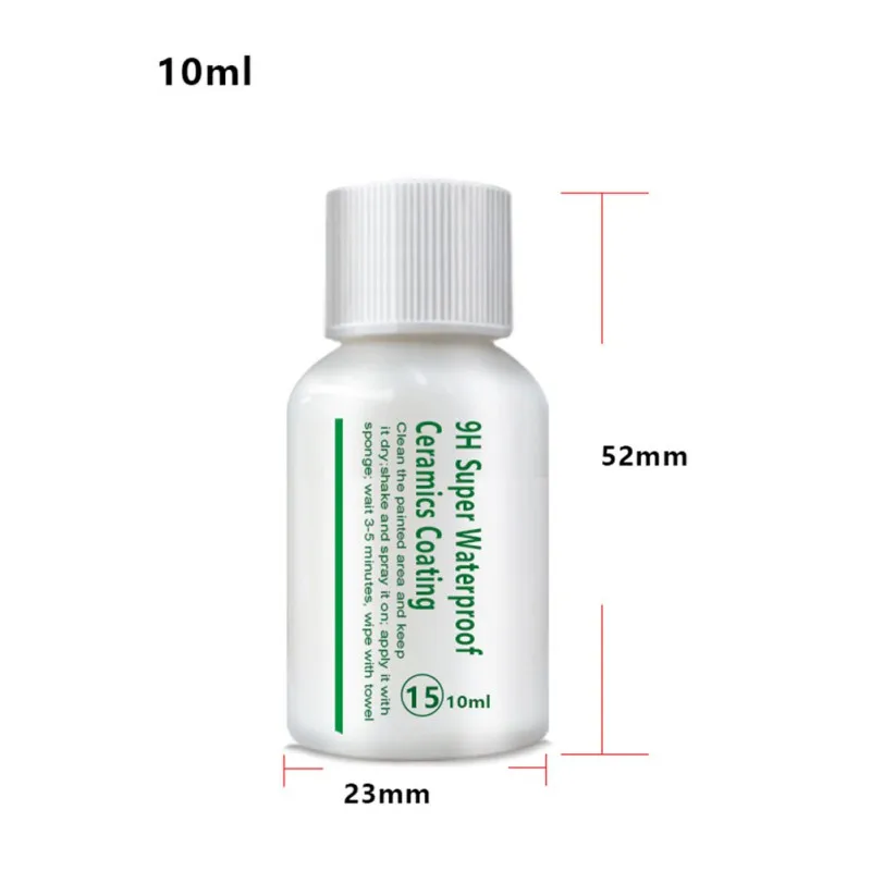 9H водонепроницаемое непромокаемое нано гидрофобное покрытие против царапин автомобиля керамическая краска уход