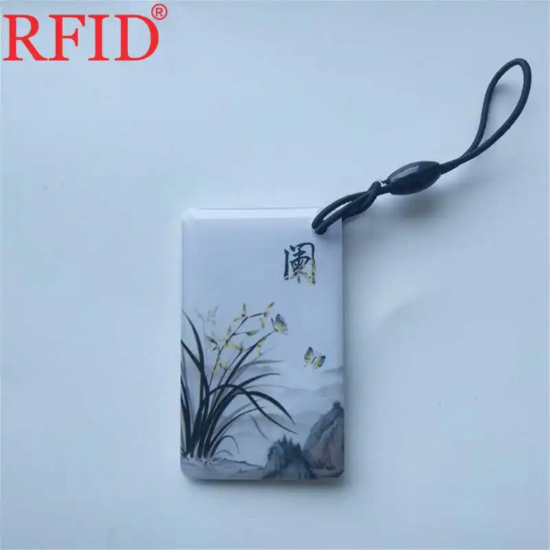ID 125 кГц EM4100 только для чтения брелки в китайском стиле жетон RFID брелок карта