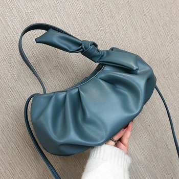 

Luxury Designer New Pleated Bag Women's Day Clutch Bag Underarm Bag Shoulder Messenger Bag Small Cute Lady Crossbody Handbag