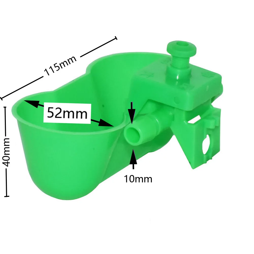 1 Pcs Water Cup Chicken Fountain Bird Poultry Watering Equipment Waterer For Chickens Breeding Quail Drinker Drinking Bowl bird water drinker