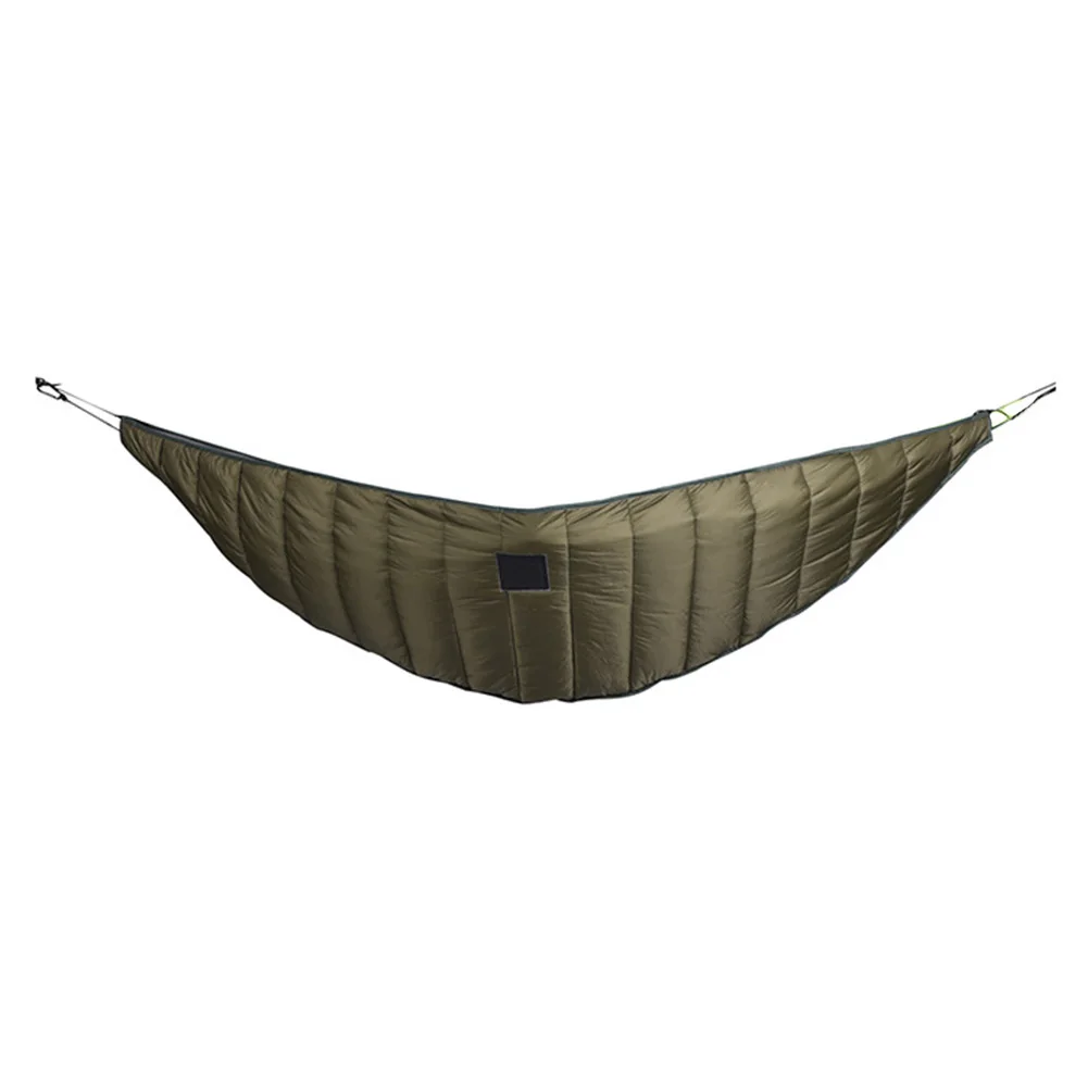 

Warm Ultralight Foldable Outdoor Army Green Blanket Portable Cotton Underquilt Full Length Camping Winter Hammock Thicken