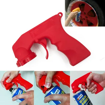 

Spray Adaptor Paint Care Aerosol Spray Can Gun Handle with Full Grip Trigger Locking Collar Car Maintenance for Painting