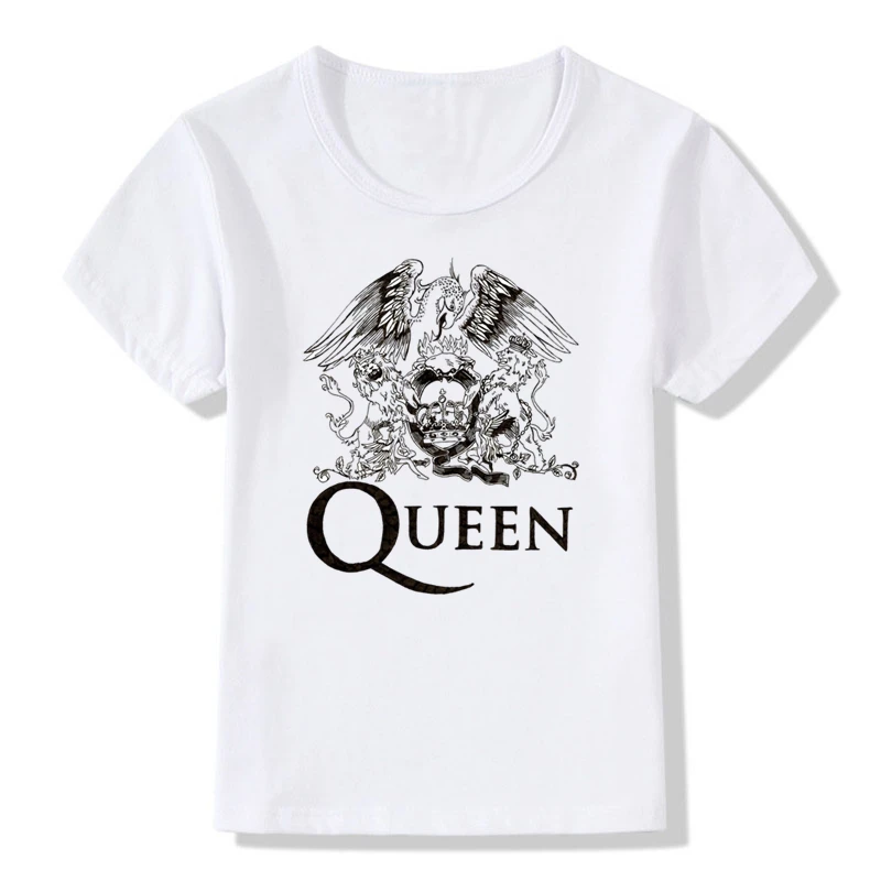 Camiseta con estampado de FREDDIE MERCURY para niño y Top de Heavy Rock, de reina de banda, Tops para niños, ropa informal para bebé 100|Camisetas| - AliExpress