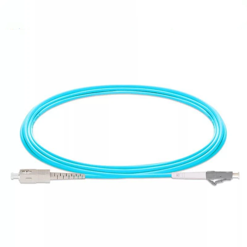 5PCS/lot SC/UPC -LC/UPC OM3 Fiber Optic Patch Cord 10G 50/125 Fiber Cable Multimode Simplex