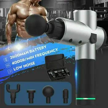 

Tissue Massage Gun Muscle Massager Muscle Pain Management after Training Exercising Body Relaxation Slimming Shaping Pain Relief
