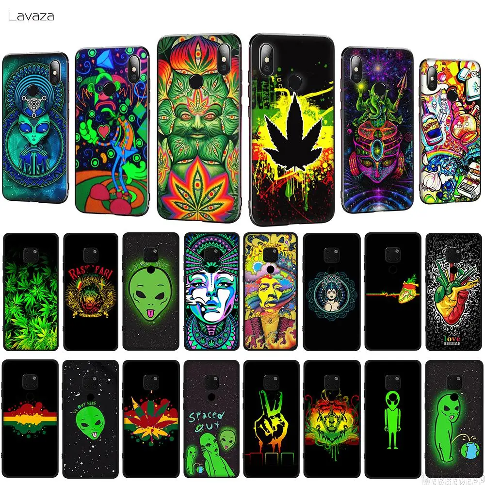 Чехол для телефона Lavaza Weed Art stellar из ТПУ huawei Honor View 20 Pro mate 10 30 Lite мягкий