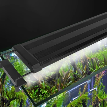 

Gako Aquarium Light Colorful LED Aquatic Light with Extendable Brackets Lamp for Aquarium Fish Tank Plant Grow Lighting decro