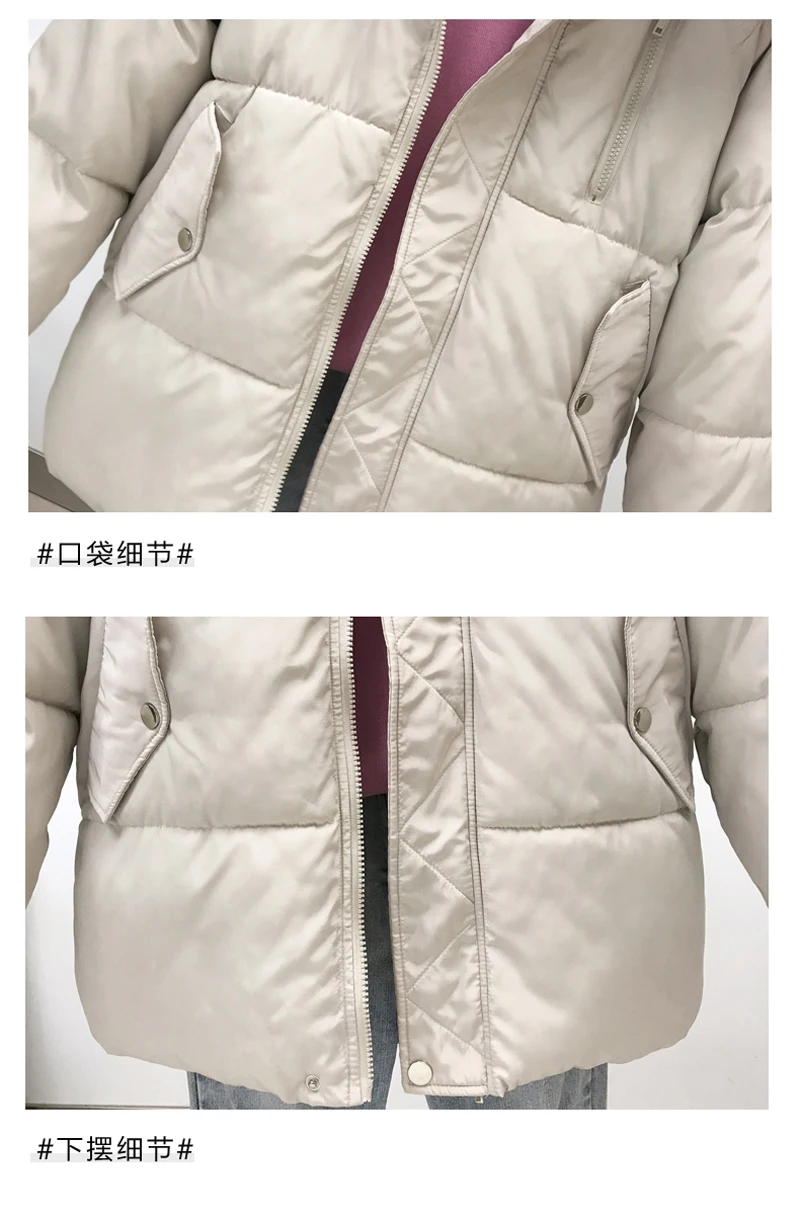 Зимняя куртка-пуховик женская меховая парка с капюшоном длинные пальто с меховым воротником Стеганое пальто женские теплые утолщенные куртки Feminina