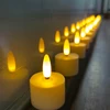 12PCS LED Christmas Candles USB Rechargeable Tealight With Timer Remote Flameless Flicker Valentine Day Home Decoration Candle 4