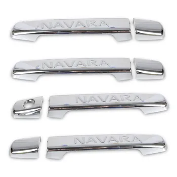 

For Nissan Navara Frontier D40 4 door 2005 2006 2007 2008 2009 2010 2011 2012 2013 CHROME CAR DOOR HANDLE COVER TRIM MOLDING