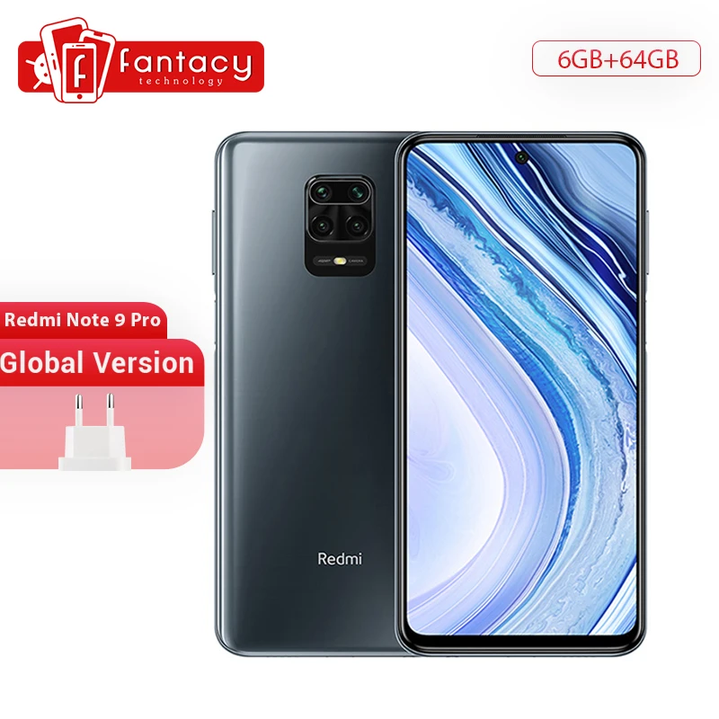 In Stock Global Version Xiaomi Redmi Note 9 Pro 6GB 64GB Snapdragon 720G 64MP Quad Camera Smartphone Note 9 Pro 5020mAh 30W QC In Stock Global Version Xiaomi Redmi Note 9 Pro 6GB 64GB Snapdragon 720G 64MP Quad Camera Smartphone Note 9 Pro 5020mAh 30W QC