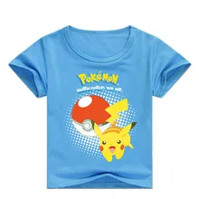 Специальное предложение; Одежда для мальчиков «Pokemon Go»; детская футболка с короткими рукавами; Ms1707