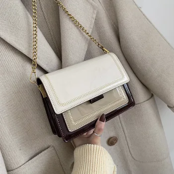 

Colour Chain Bag 2020 New Chao-Han Edition Advanced Slanting Chain Strip Bag Fashion Single Shoulder Bag