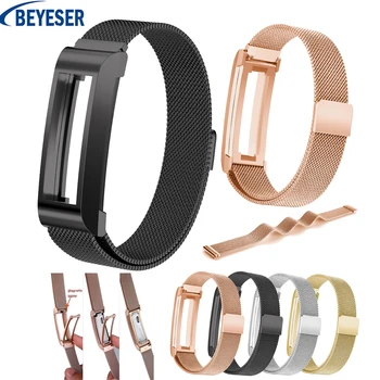 

Watch Band Strap Replacement Milanese Magnetic Loop Original Luxury New Magnetic Lock Band for Fitbit Alta/Alta HR Bracelet