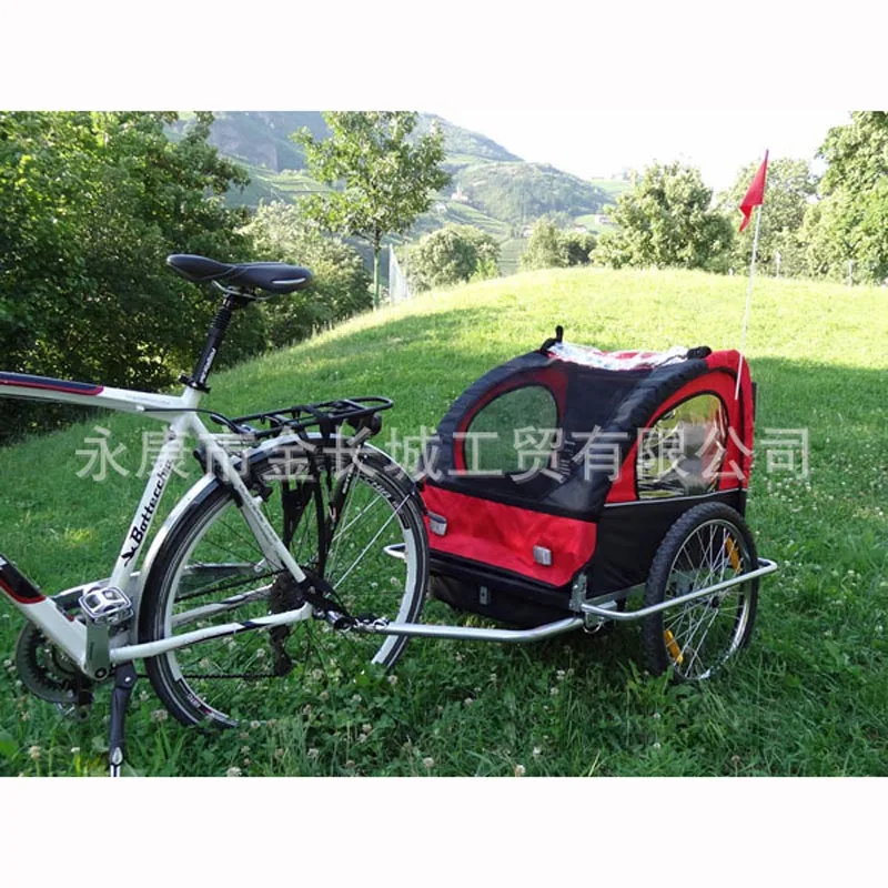 Рама из алюминиевого сплава, детская коляска с 20 дюймовым колесом, складной прицеп для велосипеда, детская коляска для бега, велосипедный тандем, прицеп для велосипеда